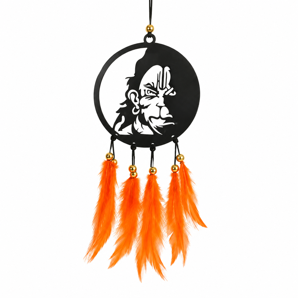 Acrylic Fancy Dream Catchers for Car | Car Hanging Ornament | Car Mirror Hanging Accessories | Car Decorative Accessories | Hanuman