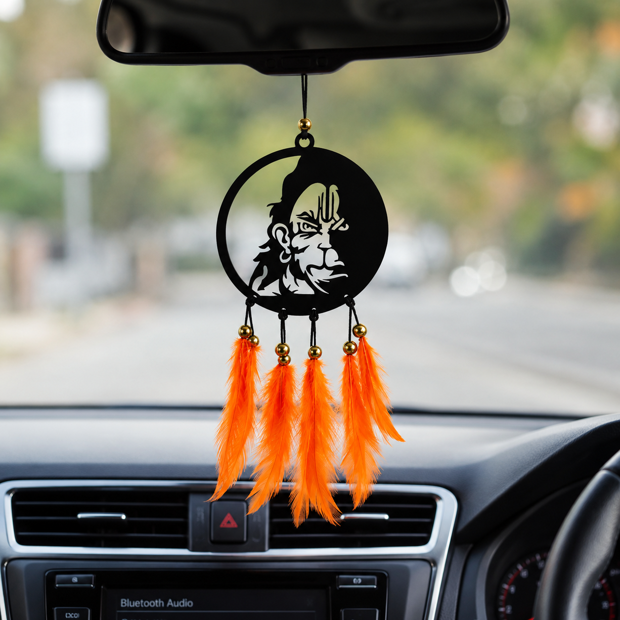 Acrylic Fancy Dream Catchers for Car | Car Hanging Ornament | Car Mirror Hanging Accessories | Car Decorative Accessories | Hanuman