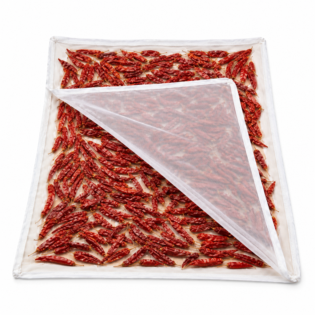 Food Drying Cloth with Stitched Net Cover – 38 × 29 Inches
