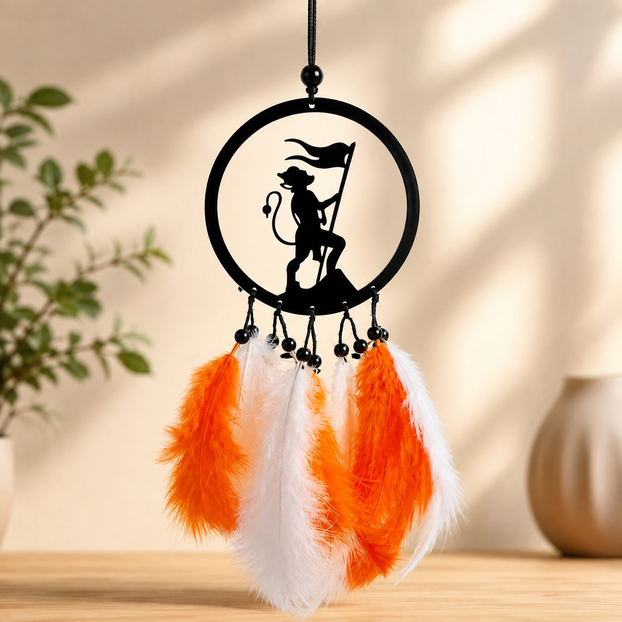 Hanuman Car mirror hanging pendent | Dream catcher