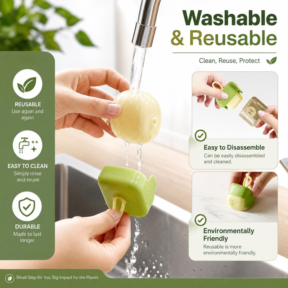 Portable Lint Remover | Reusable | For Cloths & Pet Hair Removal