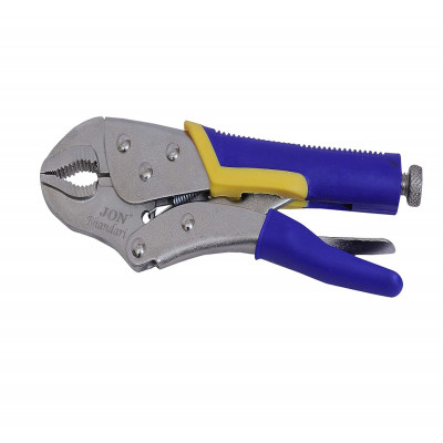Jon Bhandari Tools Locking Plier Lock Wrench Heavy Duty, Blue,Silver