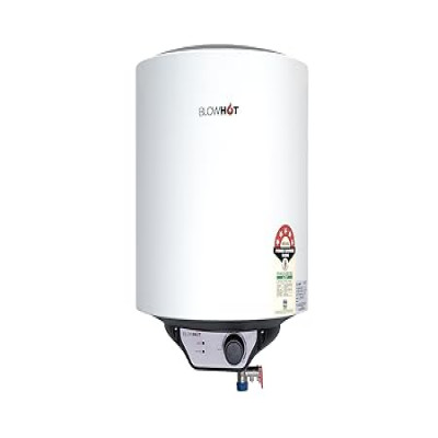 BLOWHOT Spring 15L Storage Water Heater Geyser | BEE 5 Star Rating | Metallic Body | Copper Heating Element | PUF Insulation |