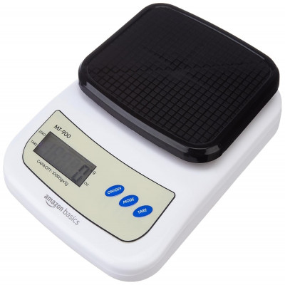 Basics Portable Digital Weighing Scale for Kitchen | Electronic Weighing Scale With Back light LCD Display and high precision sensor